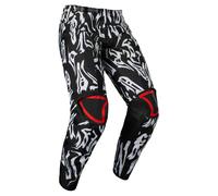 Pantalon cross Fox YOUTH 180 PERIL - BLACK RED