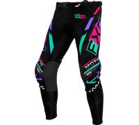 Pantalon Cross FXR Podium Gladiator Noir/Corail/Menthe30 Noir,Corail,Menthe
