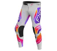 Pantalon Cross FXR Podium Relay 26 Gris/Violet/Tang30 Gris,Violet,Tang