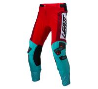 Leatt 5.5 I.K.S S24 Fuel, pantalon en textile S Rouge/Turquoise/Blanc/Noir Rouge/Turquoise/Blanc/Noir
