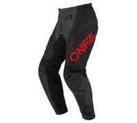 ONeal Element Racewear S25, pantalon en textile 34 Noir/Gris Foncé/Rouge Noir/Gris Foncé/Rouge