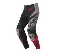 O'Neal Pantalon Cross Element Roller en textile Gris/Rouge Homme Taille 36