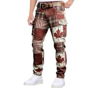 Pantalon Cuir Biker Homme Basse Straight Classique Cigarette Push Marche Marin Style sans Double Fourré Argenté Vent Biker Surf Boutons Couture Vetements