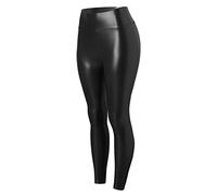 Pantalon Cuir Femme Grande Taille Fashion Leggings Simili Haute Sexy Skinny Extensible PU Chic Pas Cher Confortable Casual Sport