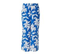 Pantalon culotte avec taille élastique et fronces femme s.Oliver Bleu 36