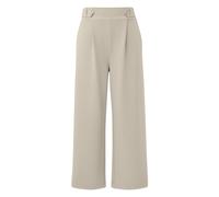 Pantalon culotte en jersey interlock femme QS Beige 40