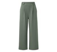Pantalon culotte en jersey interlock femme QS Vert 40