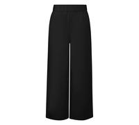 Pantalon culotte en sergÃ© avec pli femme s.Oliver Noir 44