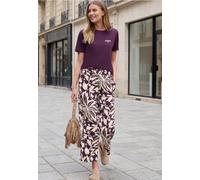 Pantalon culotte loose fit avec imprimé floral