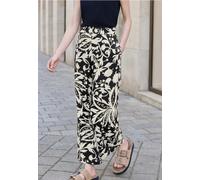 Pantalon culotte loose fit avec imprimé floral