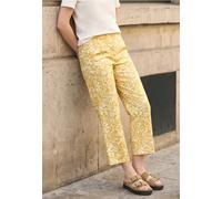 Pantalon culotte loose fit avec imprimé floral