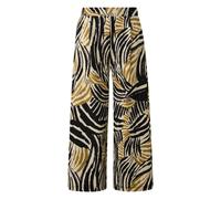 Pantalon culotte structurÃ© avec plis et taille haute femme s.Oliver Marron 46