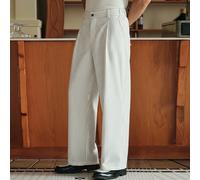 Pantalon d'affaires décontracté à rayures avec poches obliques pour hommes grande taille 2XL,3XL,4XL,5XL,6XLUnicoloreTissu tissé