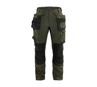 Pantalon d'artisan stretch 2D avec poches flottantes femme Blaklader Vert 50