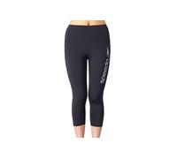 Pantalon de bain 3/4 pour femme, UPF 50+ Pantalon femme taille haute 3/4, Gris oxydé/Bonbon dur, taille 24