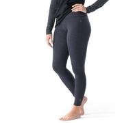 Pantalon baselayer femme smartwool classic thermal merino gris noir