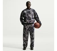 Pantalon de basket à ourlet ouvert brossé Nike Standard Issue pour homme Noir/Pale Ivory M