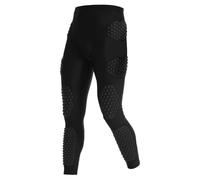 Pantalon de basket-ball avec genouillères, leggings de compression pour baseball, rugby, football, entraînement, pantalon de gardien de but rembourré, Noir , M