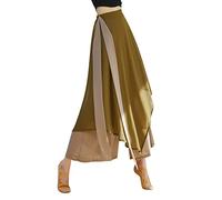 Pantalon de beach-volley pour femme - Pantalon de loisirs pour femme - Pantalon de danse classique - Pantalon long avec jambes larges - Gymnastique - Exercices de danse - Pantalon à jambes larges