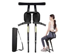 Pantalon de chaise, siège pliable et invisible | Léger à 3 vitesses réglables, siège ergonomique portable pour barbiers, photographes, charpentiers