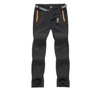 Pantalon de Chasse Homme Softshell Anti-déchirure Léger Pantalon de Travail Imperméable Sport Pantalon de Randonnée Baggy Confortable Pantalon de Montagne Hiver Thermique Élastique Pantalon de Chasse