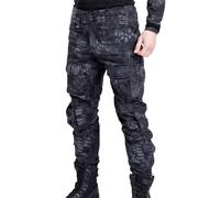 Pantalon de combat BDU de paramilitaire, Pantalon avec genouillères Typhon Kryptek Typ pour tactique militaire armée Airsoft Paintball, Typhon Kryptek