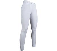 Pantalon de concours full grip fille HKM Sunshine Blanc 14 ans
