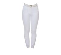 Pantalon de concours mid grip femme Equestro Ridertechnology Blanc 44 IT