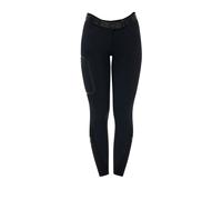 Pantalon de concours mid grip femme Equestro Ridertechnology Noir 38 IT