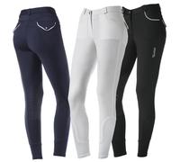 Pantalon de concours mid grip femme Tattini Peonia Blanc 46