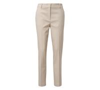 Pantalon de costume cigarette Ã plis pressÃ©s femme COMMA Beige 34