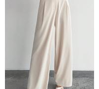 Pantalon de costume élégant et polyvalent pour femmes, taille moyenne, col asymétrique ample et jambe droite, convient pour le bureau, l'enseignement, le lieu de travail et les occasions formelles, pr