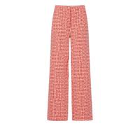 Pantalon de costume femme Ichi Kate Print Rouge S