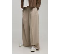 Pantalon de costume habillé à détails pincés homme - pierre - 30, pierre