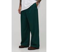 Pantalon de costume habillé à détails pincés homme - vert - 30, vert