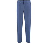 Pantalon de costume Michael Kors Pure Linen Pleated Bleu 46