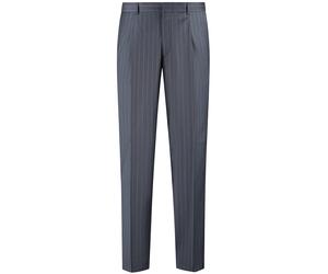 Pantalon de costume Michael Kors Stripe Tech Wool Pleated Bleu 58