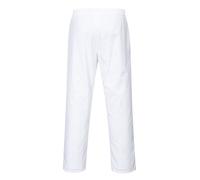 Pantalon de cuisine taille élastiquée Portwest Blanc M