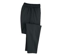 Pantalon de détente grande taille pour femme, legging confortable à taille élastique avec poches, pantalon long, pantalon de survêtement décontracté pour sortir, couleur unie, jambe droite, Noir , XXL