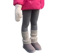 Pantalon de fond pour enfants avec polaire épissée pour filles | Pantalon de bas respirant 9 points pour enfant de 2 à 12 ans avec élastique