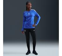 Pantalon de foot en maille Nike Dri-FIT Total 90 Chelsea FC Strike 3e tenue pour femme Noir/Field Silver/Field Silver XS (FR 34-36)