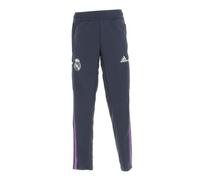 Pantalon de football - Adidas - Real Madrid - 100% Polyester - Taille élastique - 2 poches zippées 15-16 ans