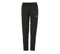 Pantalon de football Uhlsport Score Classic - Noir/jaune - Homme - Ceinture élastiquée et bas de jambe zippés XXXL