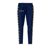 Givova Pantalon de jogging College à bande Bleu XL