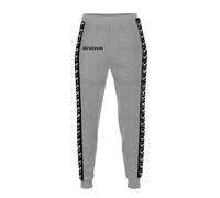 Pantalon de jogging à bande Givova Terry Gris S