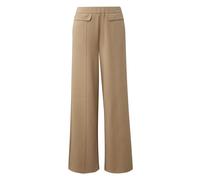 Pantalon de jogging à jambes larges en tissu molletonné femme COMMA Marron 42