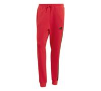 Adidas Herren Essential Three Stripes French Terry Pant, Pure Ruby/Black, L