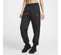 Pantalon de jogging ample taille mi-haute avec protection UV Nike Classic Wovens pour femme Noir/Blanc S (FR 38-40)