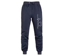 Pantalon de jogging baggy en coton stretch pour homme - Pantalon de jogging décontracté - Pantalon de loisirs - Pantalon de survêtement - Pantalon de survêtement - Pantalon de détente - Pantalon