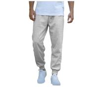 Pantalon de jogging baggy pour homme - Pantalon de jogging long - Taille élastique - Respirant - Chaud - Avec poches et cordon de serrage, O gris1, XXL